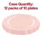 Pearl Pink Round Lotus Plastic Appetizer/Salad Plates - 7.5" (120 Plates)